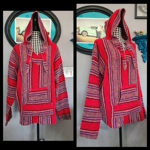 serape pullover hoodie